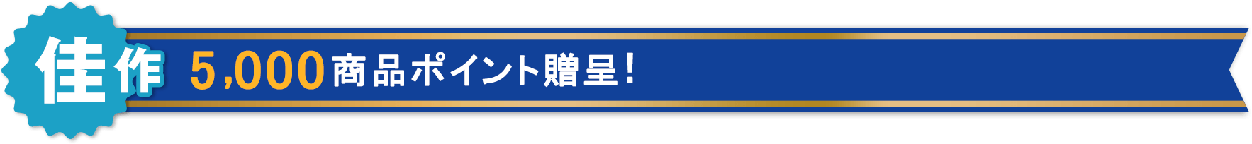 【佳作】商品ポイント5,000ポイント贈呈!
