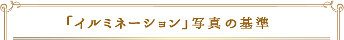 「イルミネーション」の対象