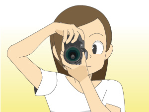縦の位置で構える