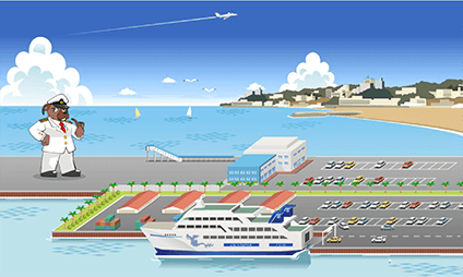 フェリー（乗り場）
