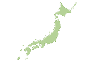 手書き風の日本地図2 (区切り無）