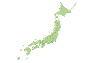 手書き風の日本地図2 (区切り有）