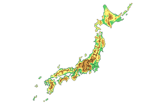 立体的な日本地図1 (区切り有）