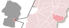 上山市の位置
