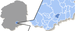 河内郡上三川町の位置