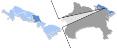 中原区の位置