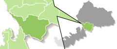 南条郡南越前町の位置