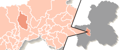 山県市の位置