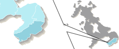 南島原市の位置