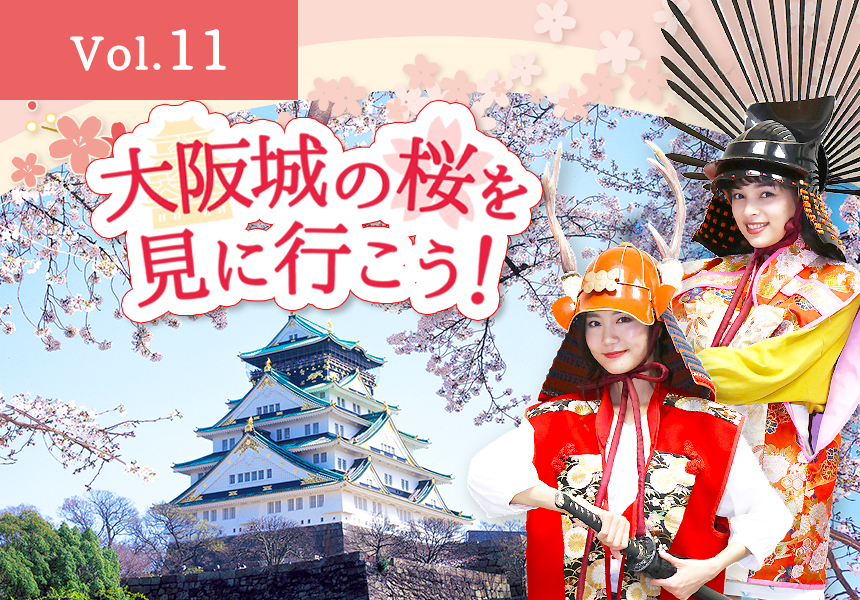 大阪城の桜を見に行こう！（大阪市中央区）