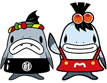 サーモンくん みやこちゃん