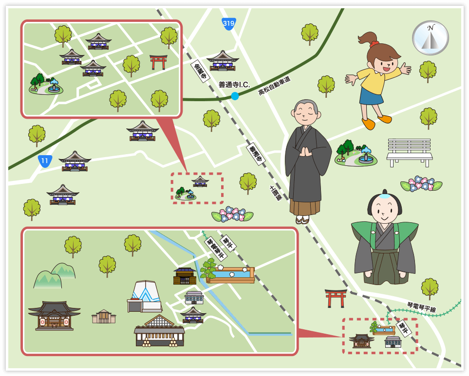 善通寺市・琴平町